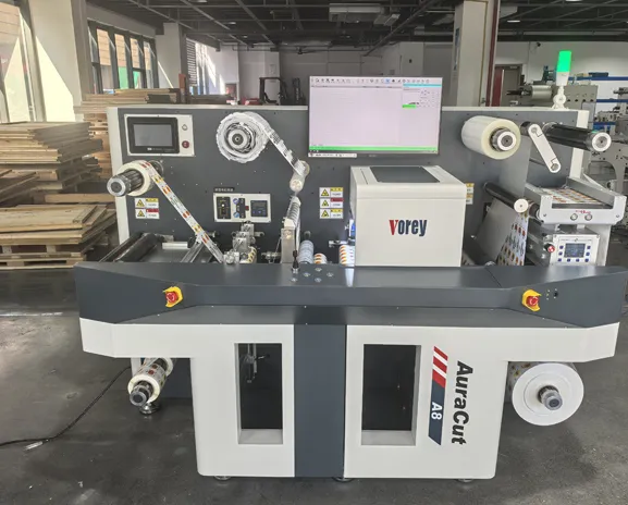 barcode label die cutting machine