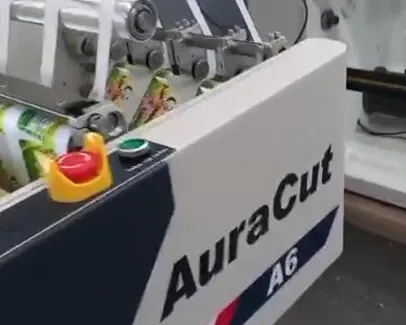 A6 Digital Label Die Cutter handles it all—precision die-cutting, slitting, and flawless waste removal—all in a single pass.