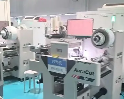 Up and running! Our client is now operating all 4 units of the A6 Digital Label Die Cutter on their production floor.